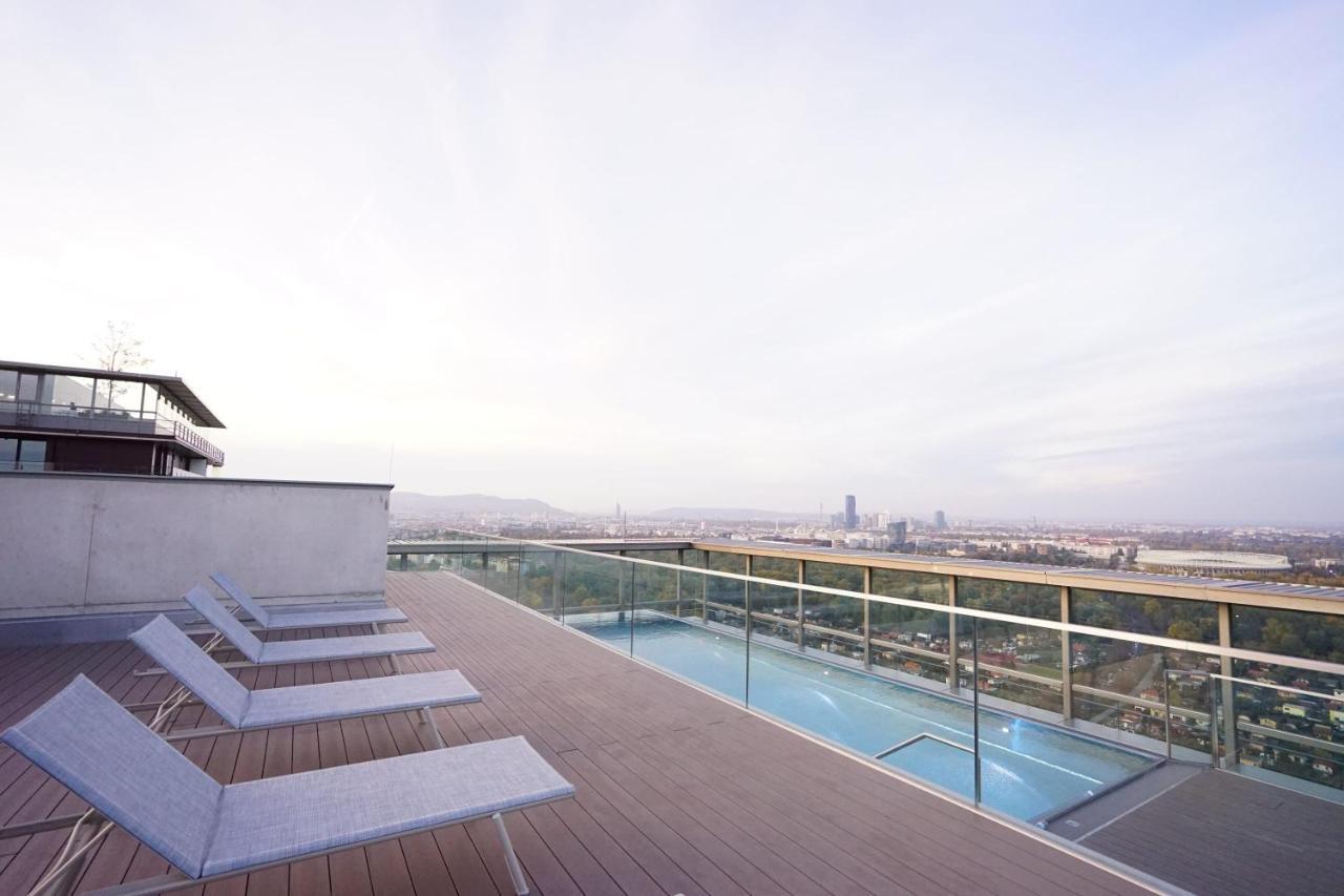 Suite In High-Rise On The Danube Viyana Dış mekan fotoğraf