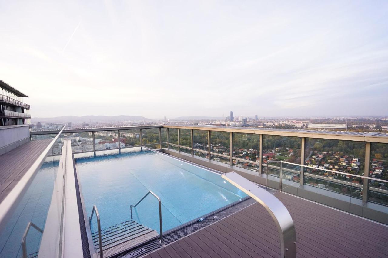 Suite In High-Rise On The Danube Viyana Dış mekan fotoğraf